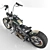 Vintage Harley Knucklehead 3D model small image 2