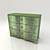 Elegant Green Chest of Drawers 3D model small image 1