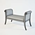 Classic Cherry Bench ROBERTO 3D model small image 2