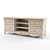 Moderno TV Stand Bianco 3D model small image 1