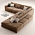 Title: Modern Thomas Sofa by Mobilidea 3D model small image 1