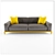 Sophisticated Nicoline Sofa 3D model small image 2