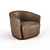 Luxury Nicole Armchair by Ulivi 3D model small image 1