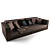 Vintage Classic Sofa 3D model small image 1