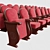 Triangular Turbopowered Theater Seating 3D model small image 2