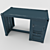 Industrial Desk Made from Sea Containers 3D model small image 1