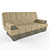 Accordion Sofa: Medial Manufacturing 3D model small image 1