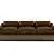 Elegant Comfort Sofa 3D model small image 2