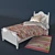 Charming Provence-Style Children's Bed 3D model small image 1