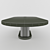 Modern Oval Dining Table 3D model small image 3