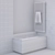 Tamoe Mosaic: Your Bathroom's Perfect Touch 3D model small image 2