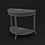 Baker Hampton  Accent Table 3D model small image 3