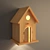 Nursery Birdhouse Lamp 3D model small image 1