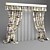 Elegant Provincial Curtain 3D model small image 1