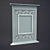 Reflections in White: Cubby Mirror 3D model small image 3