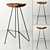 Stylish Perch Barstool: Elevated Comfort for Any Bar 3D model small image 1