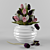 Elegant Tulip Bouquet 3D model small image 1