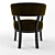 1940s Vintage Barrel Chair Pair 3D model small image 2