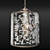 Title: Elegant Metal Chandelier 3D model small image 1