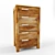 Authentico Dresser: A Timeless Masterpiece 3D model small image 1