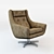 Motorcity Leather Swivel Chair - Stylish and Comfortable 3D model small image 1