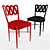 Montina 969 Chair: Elegant Gio Ponti Design 3D model small image 1