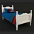 Teen Bed with Bedding Set | 1900x900mm 3D model small image 1