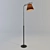 Massive Torsher: Stylish Black Metal Floor Lamp 3D model small image 1