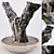 Vintage Oak Tree Sculpture 3D model small image 1