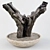 Vintage Oak Tree Sculpture 3D model small image 2