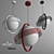 Sleek and Stylish Lampex Saturno 3D model small image 1