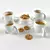 Desert Oasis Cactus Tea Set 3D model small image 1