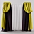 Classic Elegance Curtains 3D model small image 1