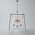 Elegant Crystorama Sylvan Chandelier 3D model small image 1