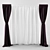 Elegant Classic Curtains 3D model small image 1