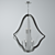 Modern Elegant Chandelier 3D model small image 1