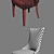 Modern Aiveen Daly Electra Chair 3D model small image 3