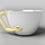 Silver Hand Cup: Elegant and Unique 3D model small image 1