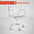 Ergonomic Web Race Working Chair 3D model small image 2