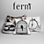 Cozy Danish Pillows by FERM LIVING 3D model small image 1