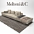Molteni Large Sofa: Stylish Comfort 3D model small image 2