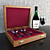 Elegant Wine Gift Set 3D model small image 1