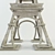 Elegant Eiffel Tower Floor Lamp 3D model small image 3