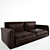 Title: Custom-Made Sofa: Exceptional Comfort 3D model small image 1