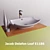 Elegant Jacob Delafon Leaf Sink 3D model small image 1