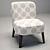 Sleek Scandinavian Style Ikea Chair 3D model small image 1