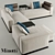 Leonard Corner Sofa: Comfort meets Style 3D model small image 1