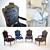 Classic Royal Armchair 3D model small image 2