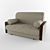 Elegant Milena Sofa: Comfort Redefined 3D model small image 2