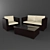 Westlake Wicker Sofa Set 3D model small image 1